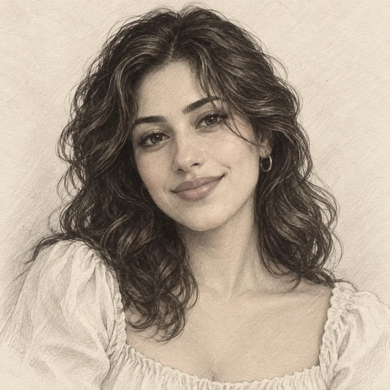 Create an imagined soulmate sketch for me.