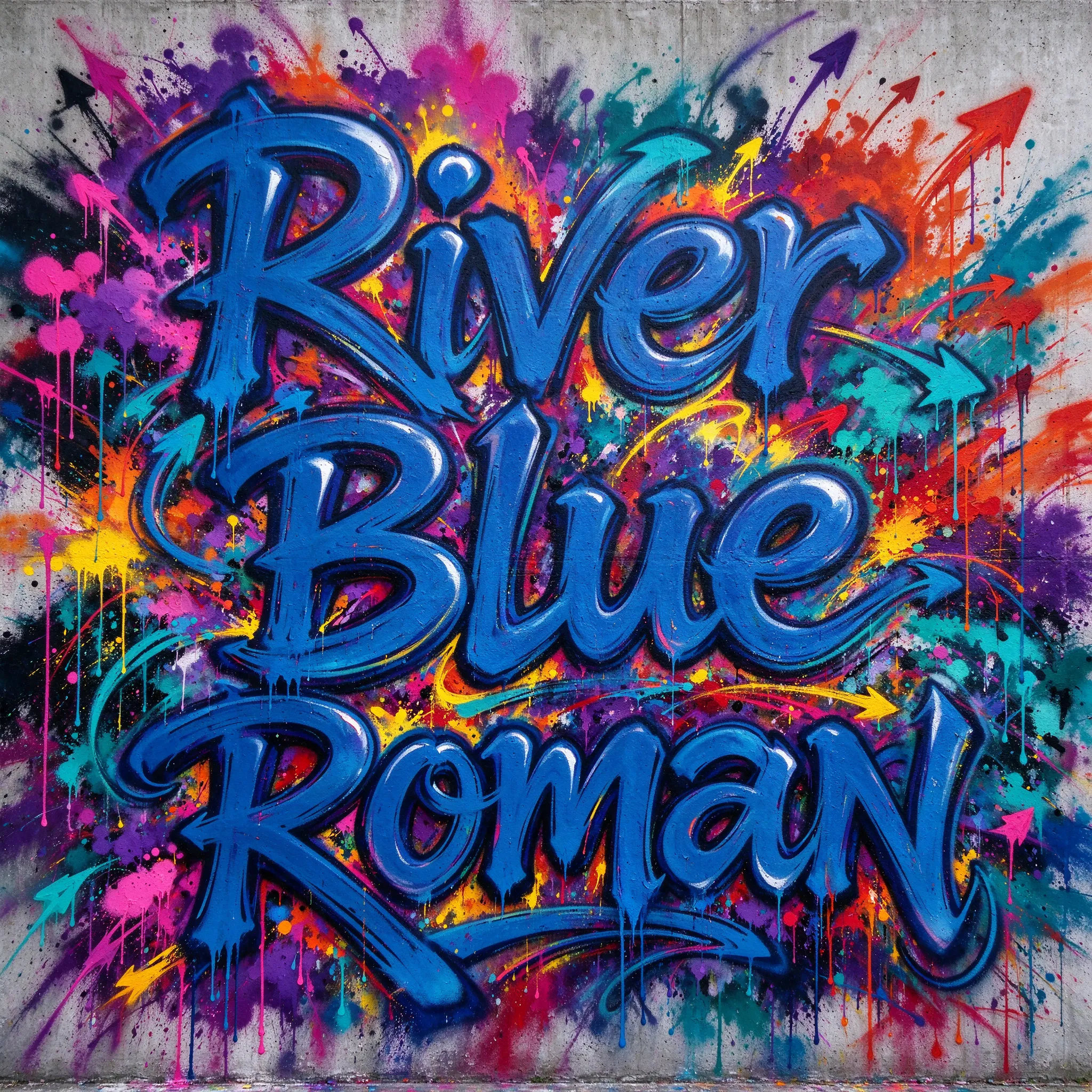River Blue Roman